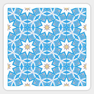 Coastal Dreamscape Kaleidoscope 6 Sticker